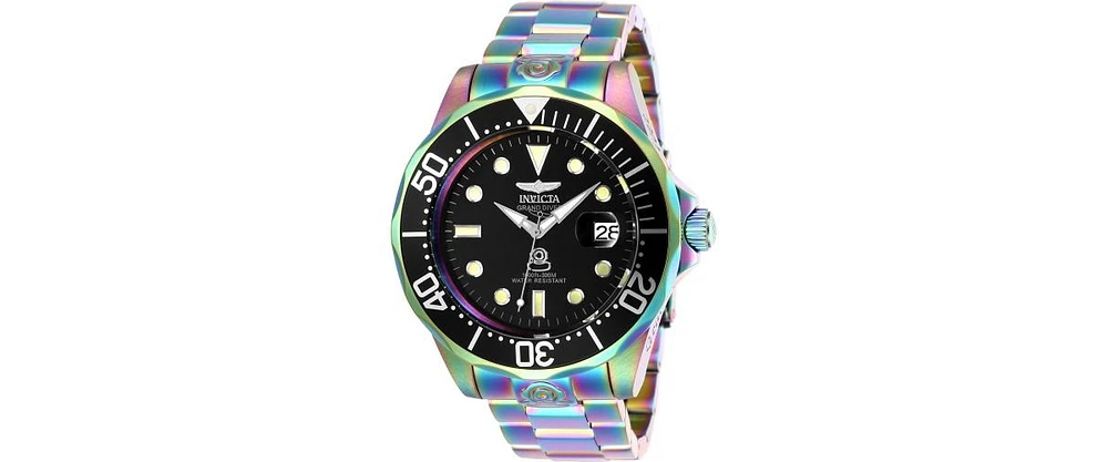 Invicta Men's 26601 Pro Diver Automatic 3 Hand Black Dial Watch