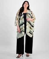 Anne Klein Plus Size Chiffon Kimono