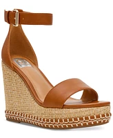 Dv Dolce Vita Women's Tammara Ankle-Strap Platform Whipstitch Wedge Sandals