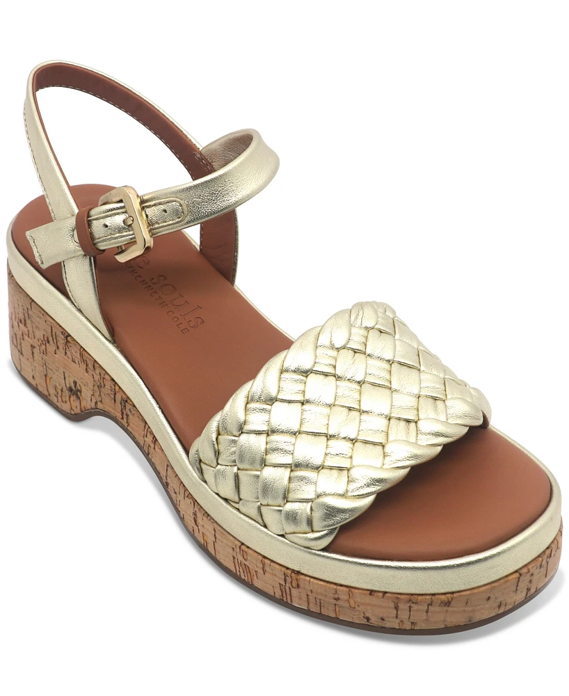 Gentle Souls Women's Dorris Wedge Sandals