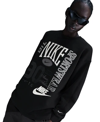 Nike Sportswear Women's Oversized Crewneck French Terry Sweatshirt