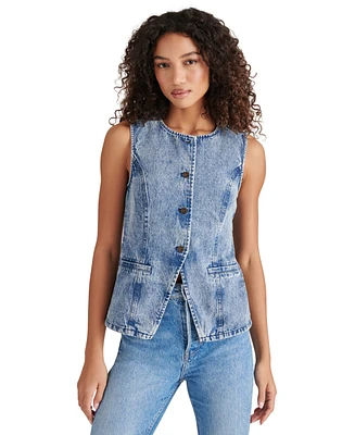 Steve Madden Women's Wesley Denim Vest