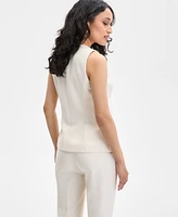 I.n.c. International Concepts Women's Crepe Vest, Exclusively at Macy's