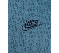 Nike Men's Club Fleece Pull-Over Monogram Hoodie