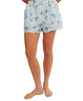 Free People Women's Day to Floral Boxer Shorts
