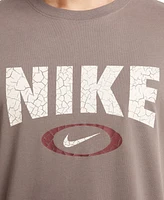 Nike Men's Dri-fit Fitness Short Sleeve Crewneck Logo T-Shirt