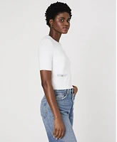 French Connection Women's Babysoft Short-Sleeve Top