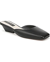 Franco Sarto Women's Nicola Square Toe Sculpted Heel Mules