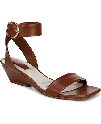 Franco Sarto Women's Savini Open Square Toe Ankle Strap Dress Sandals