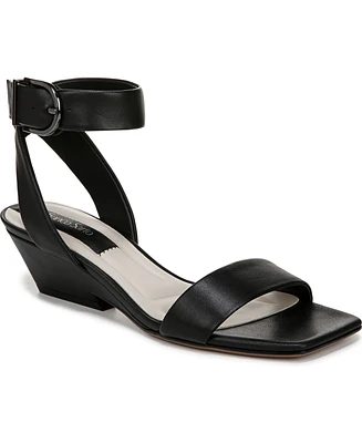 Franco Sarto Women's Savini Open Square Toe Ankle Strap Dress Sandals