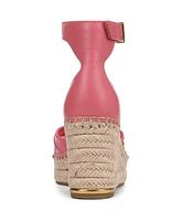 Franco Sarto Women's Clementine Open Toe Espadrille Wedge Sandals