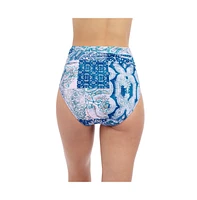 Profile by Gottex Women's Karma Shirred High Waist Bottom