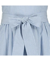 Hope & Henry Women's A-Line Dress with Sash