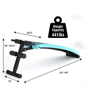 Folding Weight Bench Adjustable Sit-up Board Workout Slant Bench