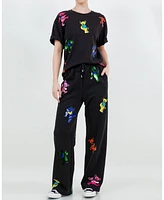 Grateful Dead Dancing Bears Sequin Lounge Pant