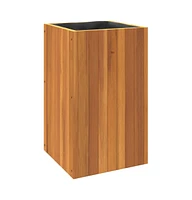 Garden Planter 13.8"x13.8"x23.6" Solid Wood Acacia