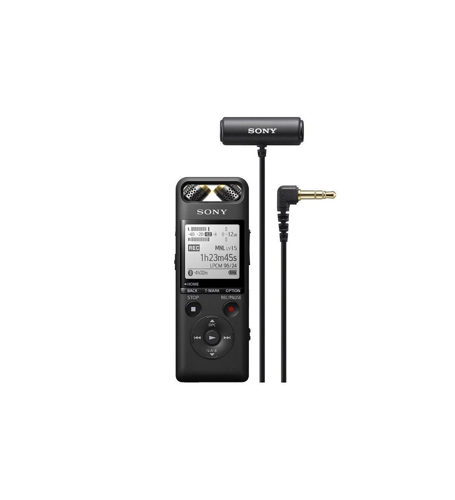 Sony Pcm-A10 High-Resolution Audio Recorder with Sony Ecm-LV1 Compact Stereo Lavalier Microphone bundle