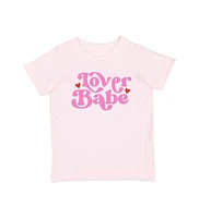 Sweet Wink Toddler Girls Lover Babe Valentine's Day Short Sleeve T-Shirt