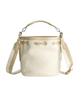 Tommy Bahama Soft Woven Drawstring Bucket Bag