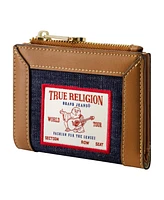 True Religion Buddha Patch Small Denim Wallet