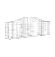 Arched Gabion Basket 78.7"x11.8"x23.6"/31.5" Galvanized Iron