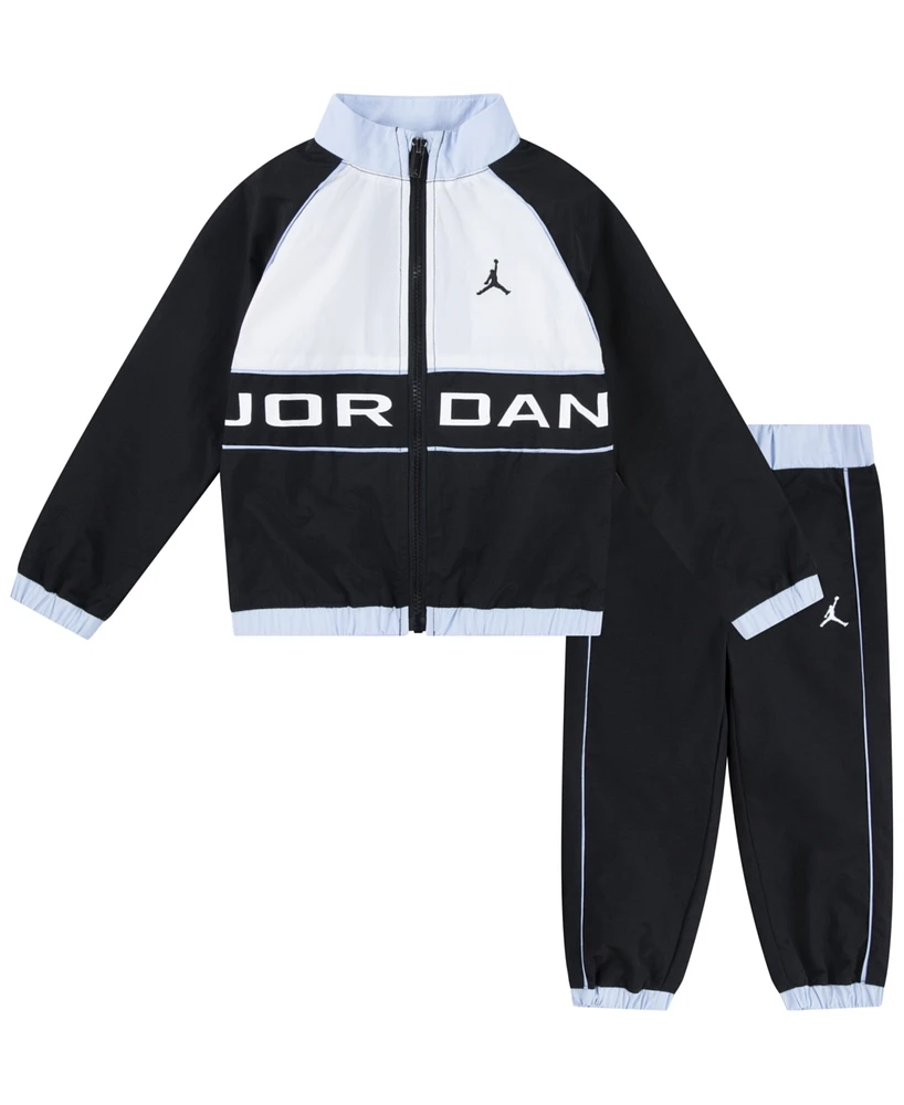 Jordan Toddler Boys 2-Piece Wind Breaker Piping Jacket and Pant Set