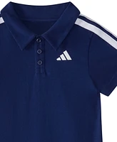 adidas Baby Boys Short Sleeve Cotton Polo Romper