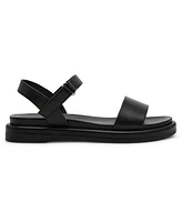 Anne Klein Women's Elani Round Toe Footbed Sandals