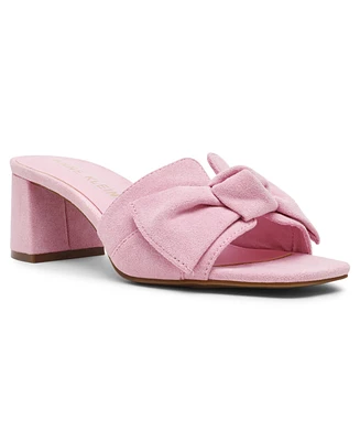 Anne Klein Women's Kizmet Knot Block Heel Dress Sandals