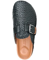 Gentle Souls Women's Brantley Woven Buckled Clogs