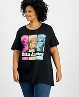 Hybrid Apparel Trendy Plus Cotton Etta James Graphic Tee