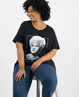 Hybrid Apparel Trendy Plus Cotton Etta James Graphic Tee