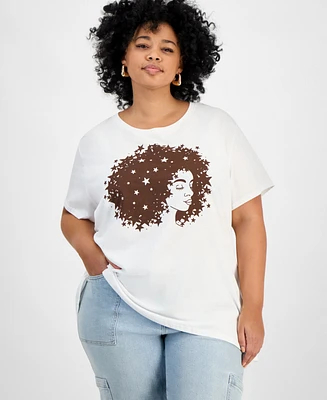 Hybrid Apparel Trendy Plus Black History Month Graphic Tee