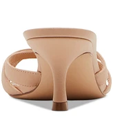 Steve Madden Women's Cary Strappy Kitten-Heel Mule Sandals