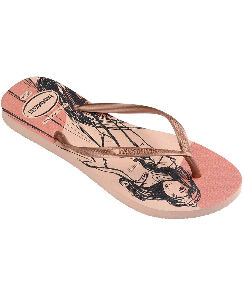 Havaianas Women's Slim Princess Slip On Sandals