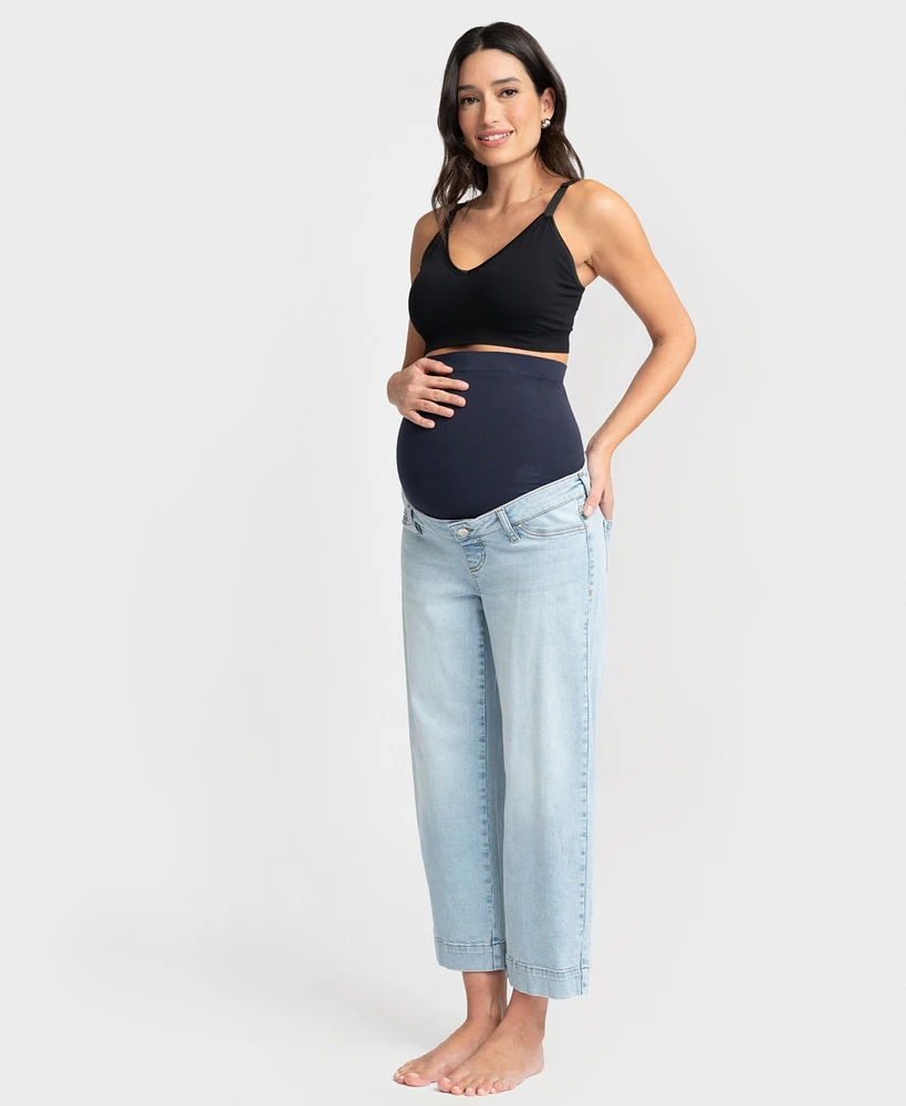 Seraphine Women's Maternity Cropped Jeans