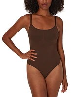 Maidenform Women's Everyday Seamless Shapewear Thong Bodysuit DMS830