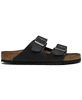 Birkenstock Men's Arizona Essentials Leather Two-Strap Sandals from Finish Line