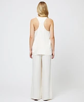 French Connection Women's Ennis Satin Tank Top