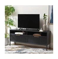 Lylia 2 Drawer Shelf Media Stand