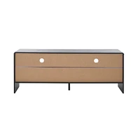 Arsenio 2 Drawer Shelf Media Stand