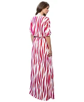 HotSquash London Women's Oversized Split Front Maxi Dress