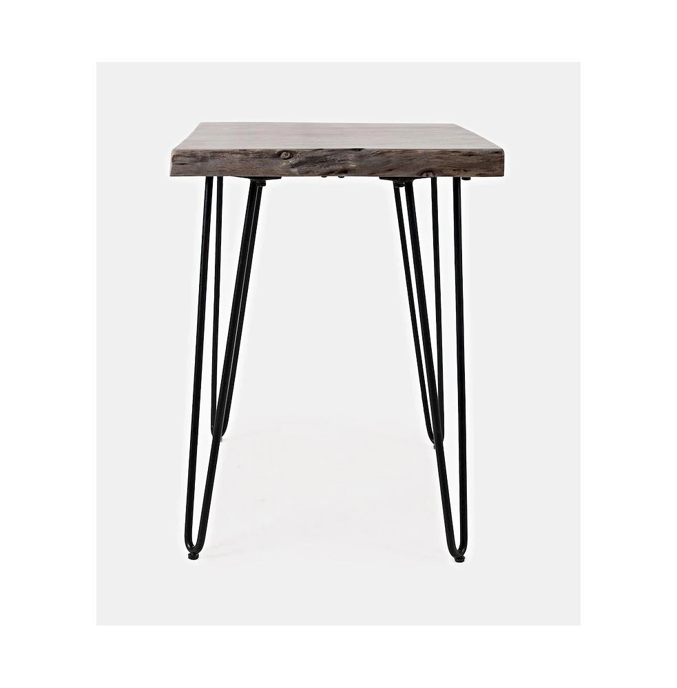 Nature's Edge Solid Acacia Chairside Table