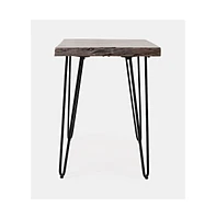 Nature's Edge Solid Acacia Chairside Table