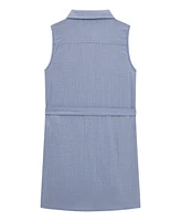 Guess Big Girls Lurex Bonded Gauze Sleeveless Dress