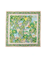 Kate Spade New York Women's Springtime Gardens Silk Square Scarf