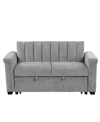 Convertible Soft Cushion Sofa Pull Bed ,for Two People to Sit On