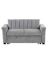 Convertible Soft Cushion Sofa Pull Bed ,for Two People to Sit On