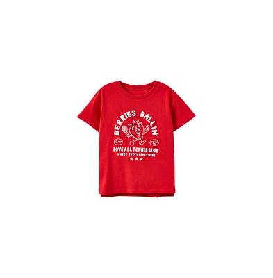 Cotton On Little/Big Girl's Poppy Short Sleeve Graphic Print Tee