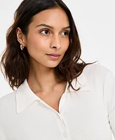 French Connection Women's Nadina Button-Front Top